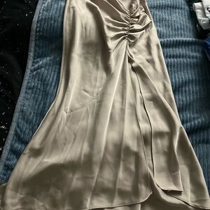 Zara Gold Maxi Skirt